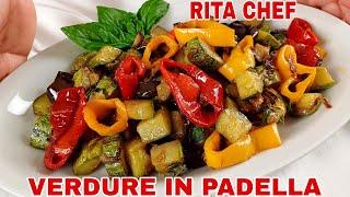 VERDURE IN PADELLA⭐RITA CHEF | Come ottenere una cottura perfetta.