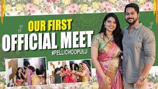 Meet my FianceOur First Official Meet with Family|Our Pelli Choopulu Vlog️|Surprise for you️