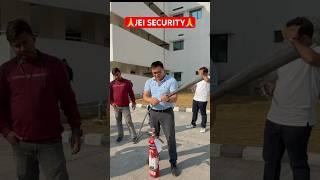 Best Trainer JEI Security II Fire & Safety Training #security #challenge #safetyofficers #shorts