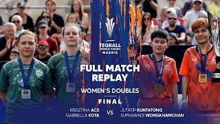 Teqball World Series 2024 - Madrid | Women's Doubles, Final | Full Match