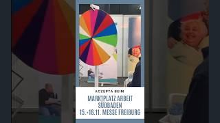Kommt vorbei! 15./16.11. „Marktplatz Arbeit Südbaden“ Messe Freiburg #ausbildung #jobsuche #pflege