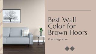 Wall Color Ideas for Living Room with Dark Brown Flooring