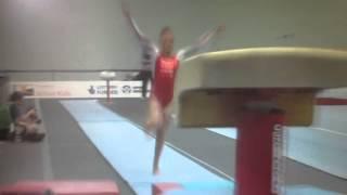 2015 School Games Maisie Methuen WAL Vault 1 Apparatus Finals