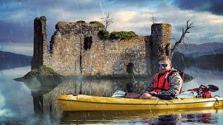 Trapped Overnight on a Medieval Castle Island in Extreme Weather