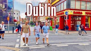 Dublin Ireland August 2024: 4k walking tour of Dublin city centre | Dublin Tourist guide, UHD 60fps