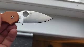 Spyderco Sage CPM-REX 121 sharpening