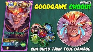 SUN TANK   TRUE BUILD DAMAGE TOP GLOBAL 2024 | BEST BUILD TANK TOP ONE GLOBAL 2024 ~ MOBILE LEGENDS