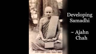 Ajahn Chah ~ Developing Samadhi (One Pointedness) ~ Theravadin Buddhism Forest Tradition