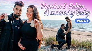 Parnian & Fahim | Our Baby Announcement | Baby Vlog 1