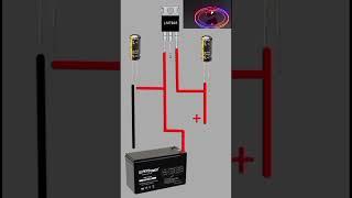 How To 12V 5V Convert  || 7805 Mosfet Project  #shorts #bholu #technical #trending