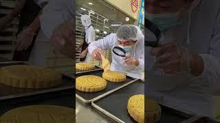 Moon Cake Factory Real Shot ,Is There Really Such A Job? #Satisfying #Mooncake