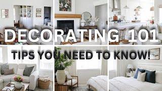 DECORATING YOUR HOME 101 | HOME DECORATING TIPS YOU NEED TO KNOW | DECORATING YOUR HOME HACKS 2024