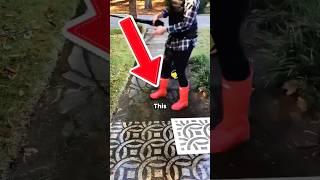 This is UNSEEN… Genius or NOT?  (@Drivewayartco)