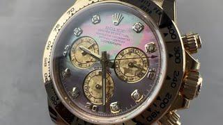 Rolex Daytona Mother of Pearl Dial 116508 Rolex Watch Review