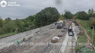 Middlewich breach repairs time lapse video