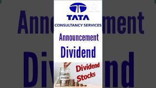 TCS Dividend Declared 2025TCS Share Latest News #tata #dividend #rap #itcshares #tatacompanies #job