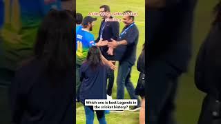 Gautam Gambhir meets Wasim Akram and Shahid Afridi meets Shastri  #gautamgambhir #shaheenafridi