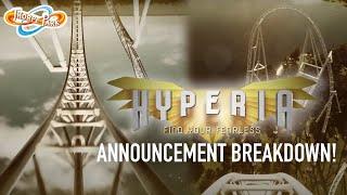 Hyperia: Coming to Thorpe Park in 2024! New 236 ft Tall Roller Coaster by MACK Rides!