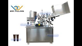 Tube Filling And Sealing Machine（automatic tube filling machine tube filling machine）