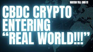 CRYPTO ENTER REAL WORLD!!! #cryptocurrencies #xrpripple #worldnews