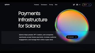 Sphere Full Demo - Solana Summer Camp Hackathon Submission 2022