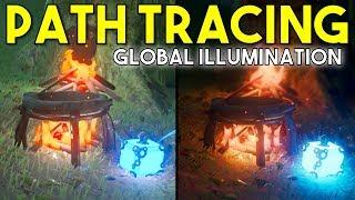 Path Traced Global Illumination in Zelda BOTW, Splatoon & Mario Kart 8