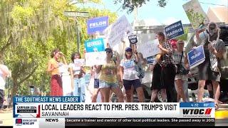 Local leaders react to former President Trump’s Savannah campaign rally