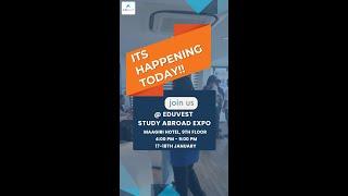 IT'S HAPPENING TODAY! - Eduvest Study Abroad Expo 2025