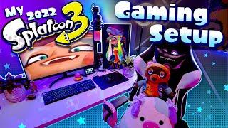 Pufuu's 2022 Splatoon GAMING SETUP + Art Room Tour