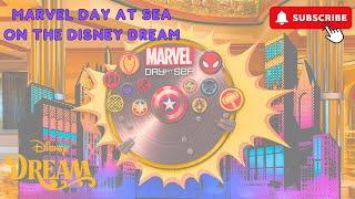 Marvel Day at Sea on the Disney Dream! Marvel Characters, Shows and Food!