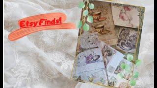 Etsy Finds! Dragons, Paris and more gems...........#junkjournal #junkjournaling