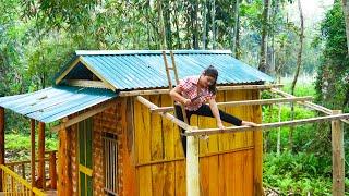 3 Months Start To Finish Alone Building A Log Cabin - TIMELAPSE Build Wooden House