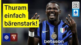 Marcus Thuram für drei! Inter bleibt an Spitze dran: Inter - FC Turin | Serie A | DAZN Highlights