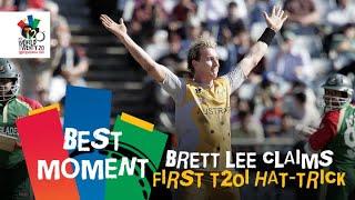 Brett Lee claims first T20I hat-trick | AUS v BAN | T20WC 2007