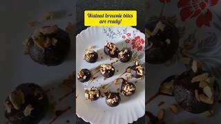 walnut brownie bites are perfect for your sweet craving #recipe #easy nutrition #healthy recipes