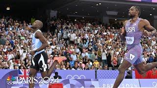 Noah Lyles coasts into 200m final after strong semifinal run | Paris Olympics | NBC Sports