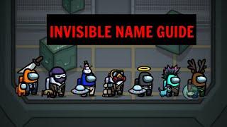 Among Us: Invisible Name Guide / How to Play WITHOUT A NAME