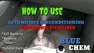 how to use Blue chem Acc ultrasonic machine