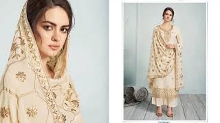 Aashirwad Gulkand Mehreen Collection 7184 To 7189 Series | Gota Patti Work Dupatta Straight Suits