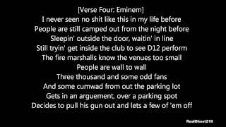 D12 - One Shot 2 Shot (with lyrics)