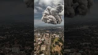 케냐 나이로비에서 화산재 대참사 발생! 도시 전체가 사라졌다 / Nairobi volcanic ash disaster simulation #화산재 #화산폭발 #케냐 #나이로비