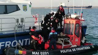 Exercitiu naval in cadrul operatiunii MMO 2022 - Garda de Coasta