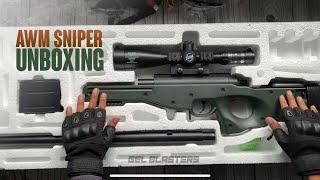 AWM SNIPER GEL BLASTER TOY GUN UNBOXING | Gel Blasters India