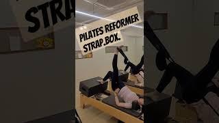 필라테스 리포머박스 스트랩을 이용한 후면 근육강화 운동pilates reformer box strap, strong posterior muscles