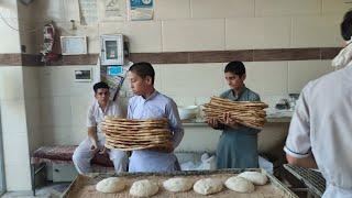 Persian Food - How to Bake Barbari Bread In Tehran, Iran | Persian Recipes