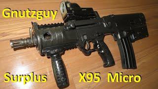 X95 Micro Surplus MSW. Review. IWI Tavor IDF bullpup