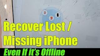 How to Find Missing / Lost iPhone Even When It's Offline | IOS 13