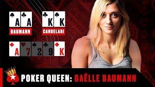 THE BEST POKERFACE - Gaëlle Baumann ️ Poker Queens ️ PokerStars