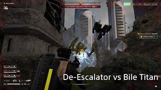 De-escalator vs Bile Titan - HELLDIVERS 2