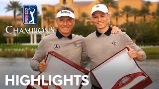 Bernhard and Jason Langer shoot 15-under 57 | Round 2 | PNC Championship